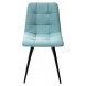 Стул CHILLI-Q аквамарин H50, велюр / черный каркас, 4 шт./1 к, М-City Стул CHILLI-Q аквамарин H50, велюр / черный каркас, 4 шт./1 к, М-City