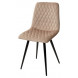 Стул CHILLI-X БЕЖЕВЫЙ 5, велюр / черный каркас 4 шт/ 1 к, М-City