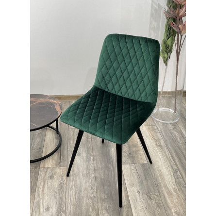 Стул CHILLI-X ЗЕЛЕНЫЙ 19, велюр / черный каркас 4 шт/ 1 к, М-City