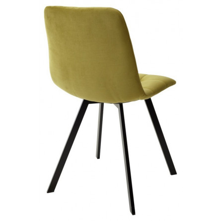 Стул CHILLI-Q SQUARE оливковый H25, велюр / черный каркас, 4 шт./1 к, М-City