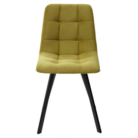 Стул CHILLI-Q SQUARE оливковый H25, велюр / черный каркас, 4 шт./1 к, М-City