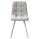 Стул CHILLI-Q SQUARE светло-серый H09, велюр / белый каркас, 4 шт./1 к, М-City Стул CHILLI-Q SQUARE светло-серый H09, велюр / белый каркас, 4 шт./1 к, М-City