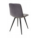 Стул CHILLI-X СЕРЫЙ 27, велюр / черный каркас 4 шт/ 1 к, М-City Стул CHILLI-X СЕРЫЙ 27, велюр / черный каркас 4 шт/ 1 к, М-City