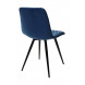 Стул CHILLI-X СИНИЙ 29, велюр / черный каркас, 4 шт/ 1 к, М-City Стул CHILLI-X СИНИЙ 29, велюр / черный каркас, 4 шт/ 1 к, М-City