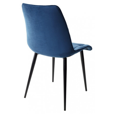 Стул CHIC-Q синий 29, велюр / черный каркас 4 шт/ 1 к, М-City