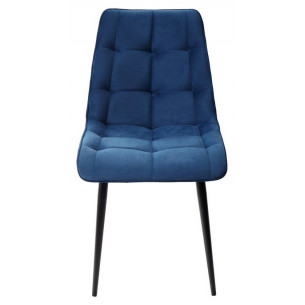 Стул CHIC-Q синий 29, велюр / черный каркас 4 шт/ 1 к, М-City