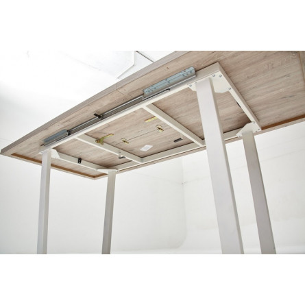 Стол ЛОФТ Дуб Анкона/ Белый 138 М-City