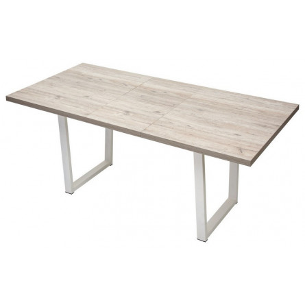 Стол ЛОФТ Дуб Анкона/ Белый 138 М-City