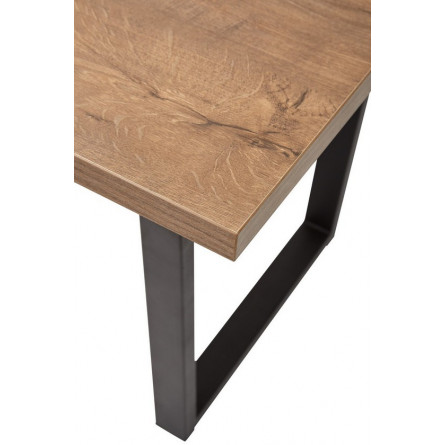 Стол ЛОФТ Дуб Канзас/ Черный 138 М-City