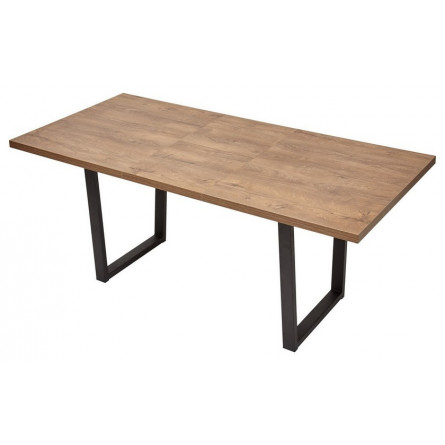 Стол ЛОФТ Дуб Канзас/ Черный 138 М-City