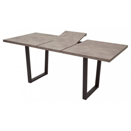 Стол ЛОФТ Оникс/ Черный 138 М-City