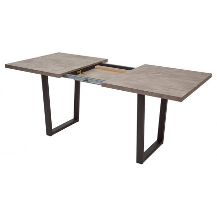 Стол ЛОФТ Оникс/ Черный 138 М-City