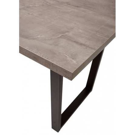 Стол ЛОФТ Оникс/ Черный 138 М-City