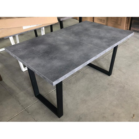 Стол ЛОФТ Бетон Портленд/ Черный 138 М-City