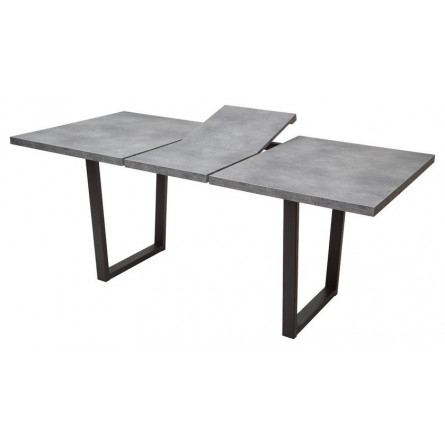 Стол ЛОФТ Бетон Портленд/ Черный 138 М-City