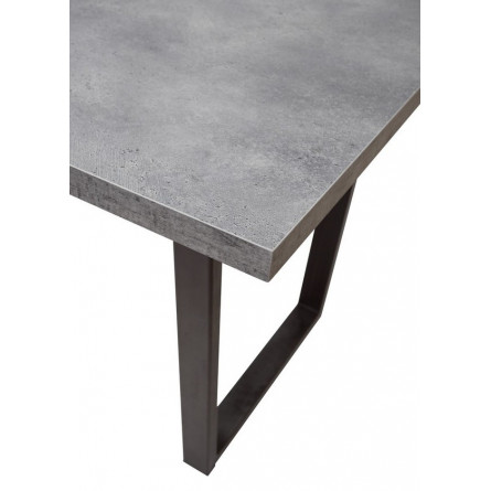 Стол ЛОФТ Бетон Портленд/ Черный 138 М-City