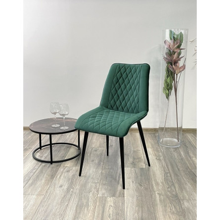 Стул Поль зеленый 19, велюр / черный каркас М-City