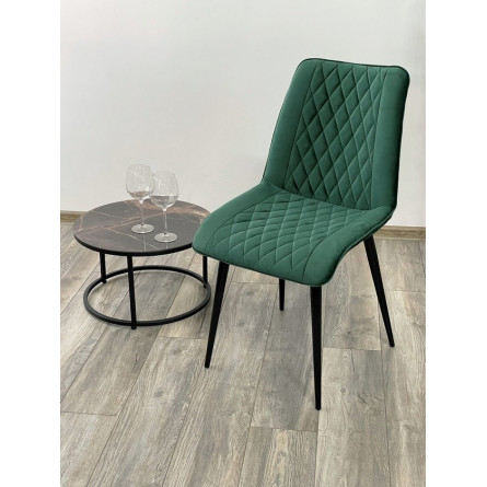 Стул Поль зеленый 19, велюр / черный каркас М-City