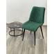 Стул Поль зеленый 19, велюр / черный каркас М-City Стул Поль зеленый 19, велюр / черный каркас М-City