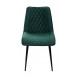 Стул Поль зеленый 19, велюр / черный каркас М-City Стул Поль зеленый 19, велюр / черный каркас М-City