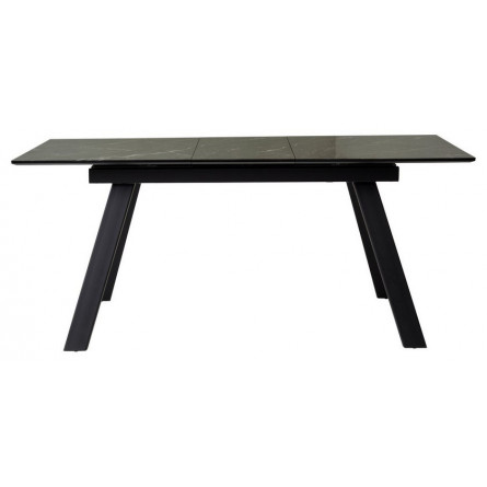 Стол Морис 140 ДАРК, стекло / ЧЕРНЫЙ М-City