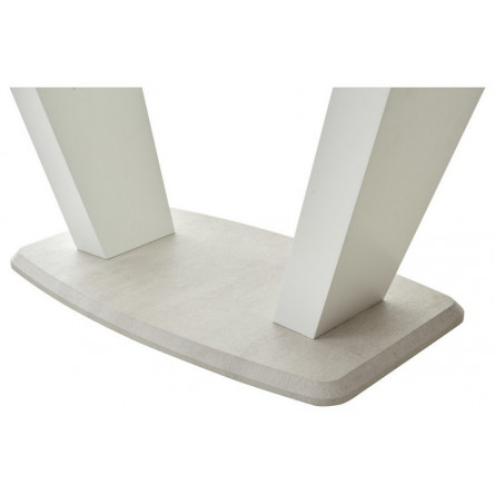 Стол Прага 120 БЕЛЫЙ МРАМОР FC13 CLEAF, пластик / БЕЛЫЙ, КАМЕНЬ СВЕТЛЫЙ М-City