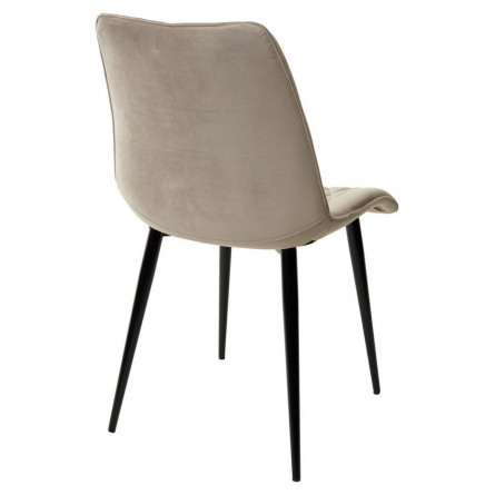 Стул Поль латте 25, велюр / черный каркас, 4 шт./ 1 к. М-City