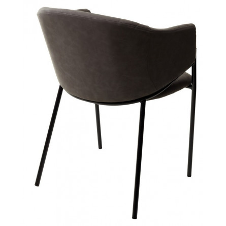 Стул DILL RU-12 коричневый антрацит/ черный каркас, М-City