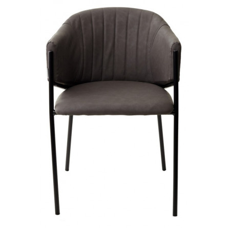 Стул DILL RU-12 коричневый антрацит/ черный каркас, М-City