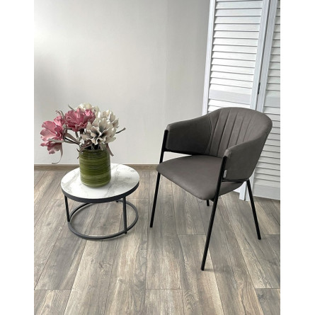 Стул DILL RU-12 коричневый антрацит/ черный каркас, М-City