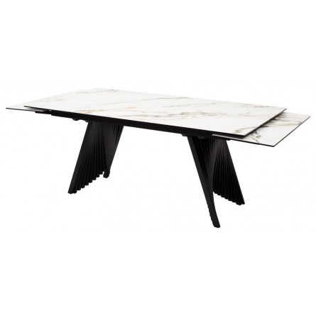 Стол IVAR 180 MARBLES KL-188 Контрастный мрамор, итальянская керамика М-City