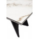 Стол IVAR 180 MARBLES KL-188 Контрастный мрамор, итальянская керамика М-City Стол IVAR 180 MARBLES KL-188 Контрастный мрамор, итальянская керамика М-City