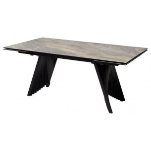 Стол IVAR 180 MARBLES KL-80 Серый мрамор, итальянская керамика М-City