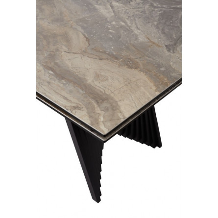 Стол IVAR 180 MARBLES KL-80 Серый мрамор, итальянская керамика М-City
