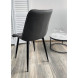 Стул CHIC 1983-18 графитовый меланж/ RU-08 антрацит/ черный каркас М-City Стул CHIC 1983-18 графитовый меланж/ RU-08 антрацит/ черный каркас М-City
