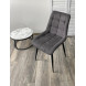 Стул CHIC 1983-18 графитовый меланж/ RU-08 антрацит/ черный каркас М-City Стул CHIC 1983-18 графитовый меланж/ RU-08 антрацит/ черный каркас М-City