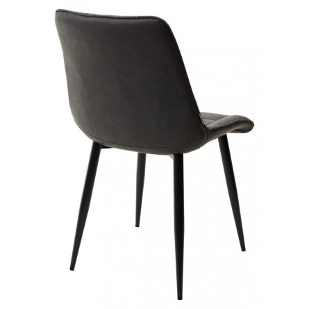 Стул CHIC 1983-18 графитовый меланж/ RU-08 антрацит/ черный каркас М-City