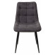 Стул CHIC 1983-18 графитовый меланж/ RU-08 антрацит/ черный каркас М-City Стул CHIC 1983-18 графитовый меланж/ RU-08 антрацит/ черный каркас М-City