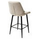 Полубарный стул YAM G062-03 светлый беж, велюр (H65cm) М-City Полубарный стул YAM G062-03 светлый беж, велюр (H65cm) М-City