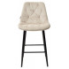 Полубарный стул YAM G062-03 светлый беж, велюр (H65cm) М-City Полубарный стул YAM G062-03 светлый беж, велюр (H65cm) М-City