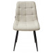 Стул CHIC VF-01/ VF-02 светло-бежевый/ бежевый, ткань/ черный каркас М-City Стул CHIC VF-01/ VF-02 светло-бежевый/ бежевый, ткань/ черный каркас М-City