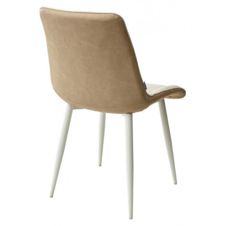 Стул CHIC TRF-11 светло-бежевый/ RU-16 бежевый винтаж/ белый каркас М-City