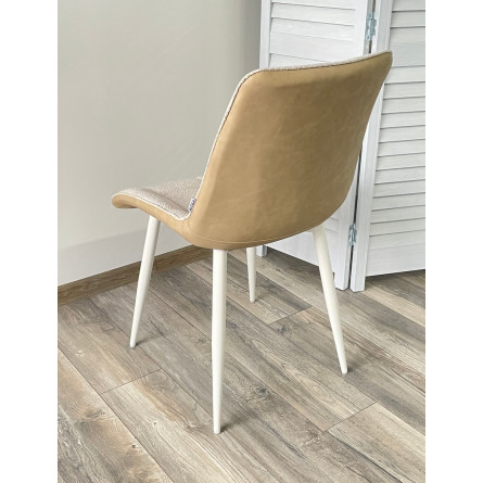 Стул CHIC TRF-11 светло-бежевый/ RU-16 бежевый винтаж/ белый каркас М-City