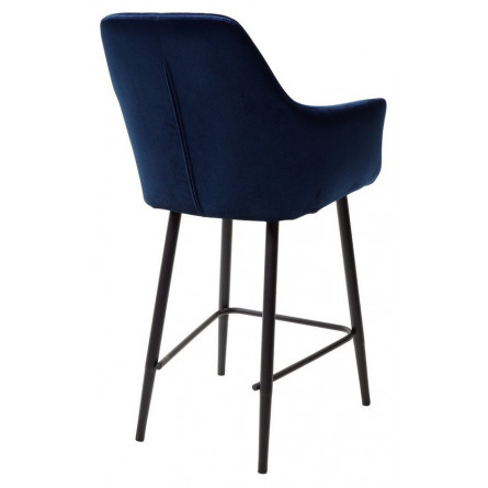 Полубарный стул Роден Blitz 20 Синий, велюр (H65cm), M-City