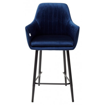 Полубарный стул Роден Blitz 20 Синий, велюр (H65cm), M-City