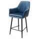 Полубарный стул Роден Blitz 19 Пепельно-синий, велюр (H65cm), M-City Полубарный стул Роден Blitz 19 Пепельно-синий, велюр (H65cm), M-City
