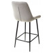 Полубарный стул ХОФМАН, цвет H-09 Светло-серый, велюр / черный каркас H63cm М-City Полубарный стул ХОФМАН, цвет H-09 Светло-серый, велюр / черный каркас H63cm М-City