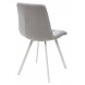 Стул CHILLI SQUARE UF860-02B серо-голубой, ткань/ белый каркас М-City Стул CHILLI SQUARE UF860-02B серо-голубой, ткань/ белый каркас М-City