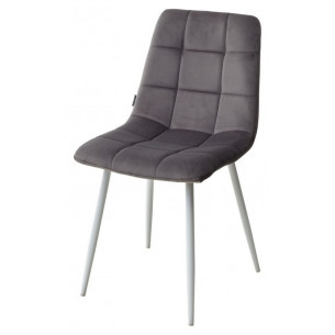 Стул CHILLI G108-12 антрацит/ белый каркас, велюр М-City