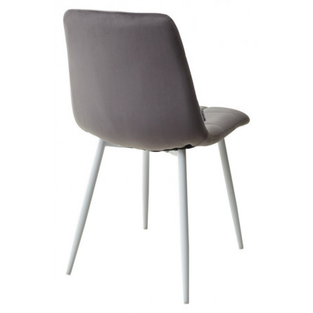 Стул CHILLI G108-12 антрацит/ белый каркас, велюр М-City